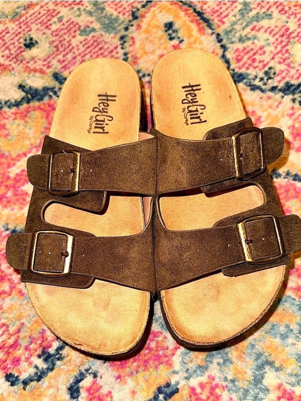 Hey Girl by Corkys Wannabe Platform Slide Sandal Sandals